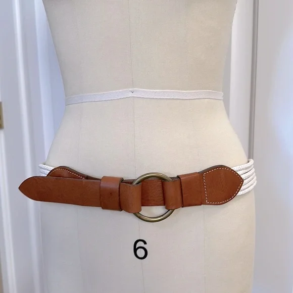 Theory | Accessories | Theory Leather And Rope Belt Ml New  display picture 3
